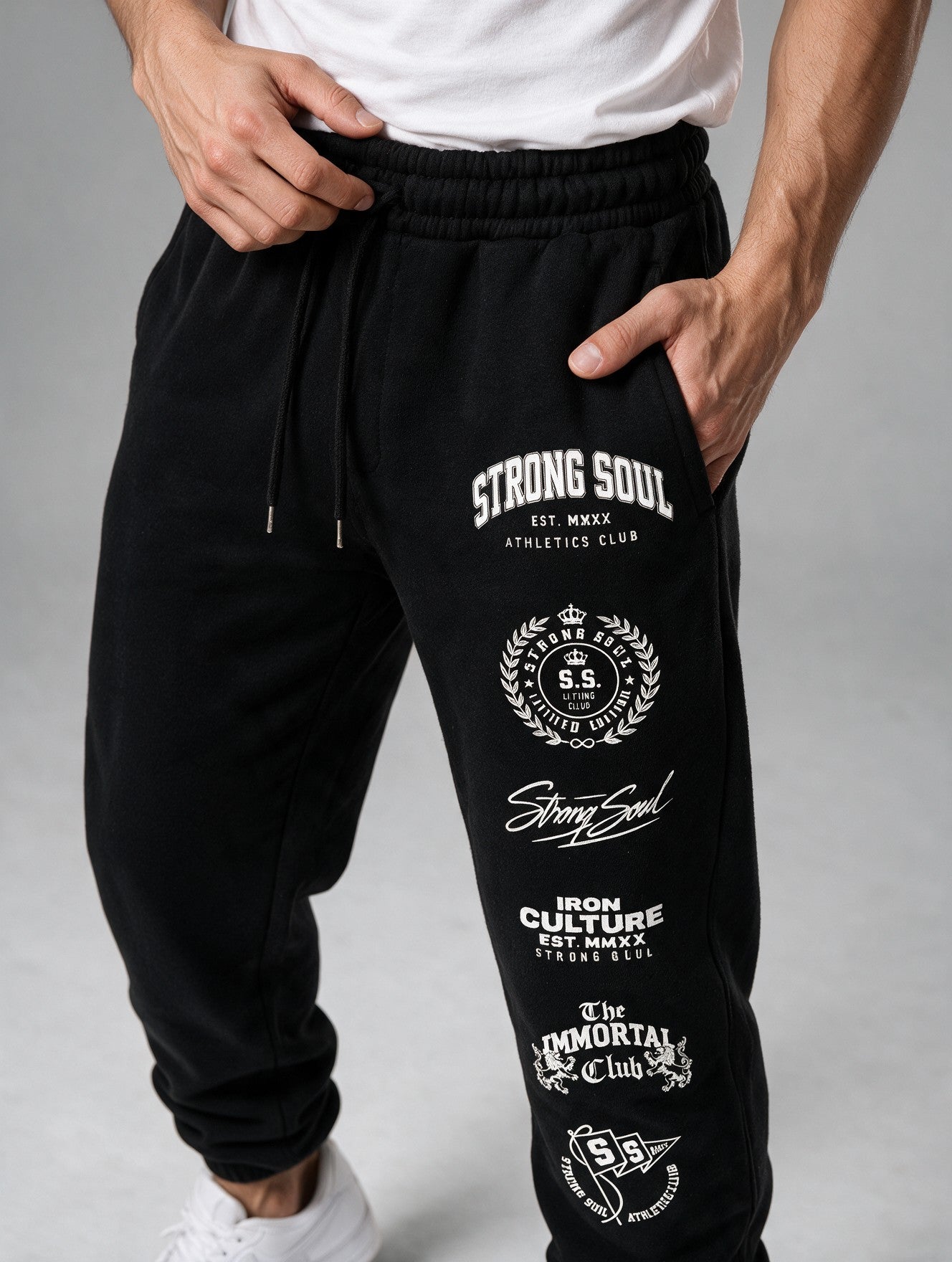 Black - The Immortal Club - Joggers P106