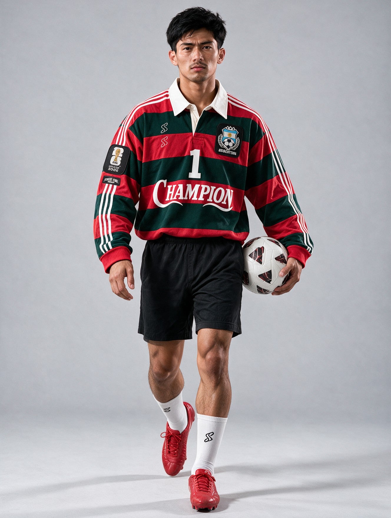 Red - Champion 1 - Rugby T-Shirt