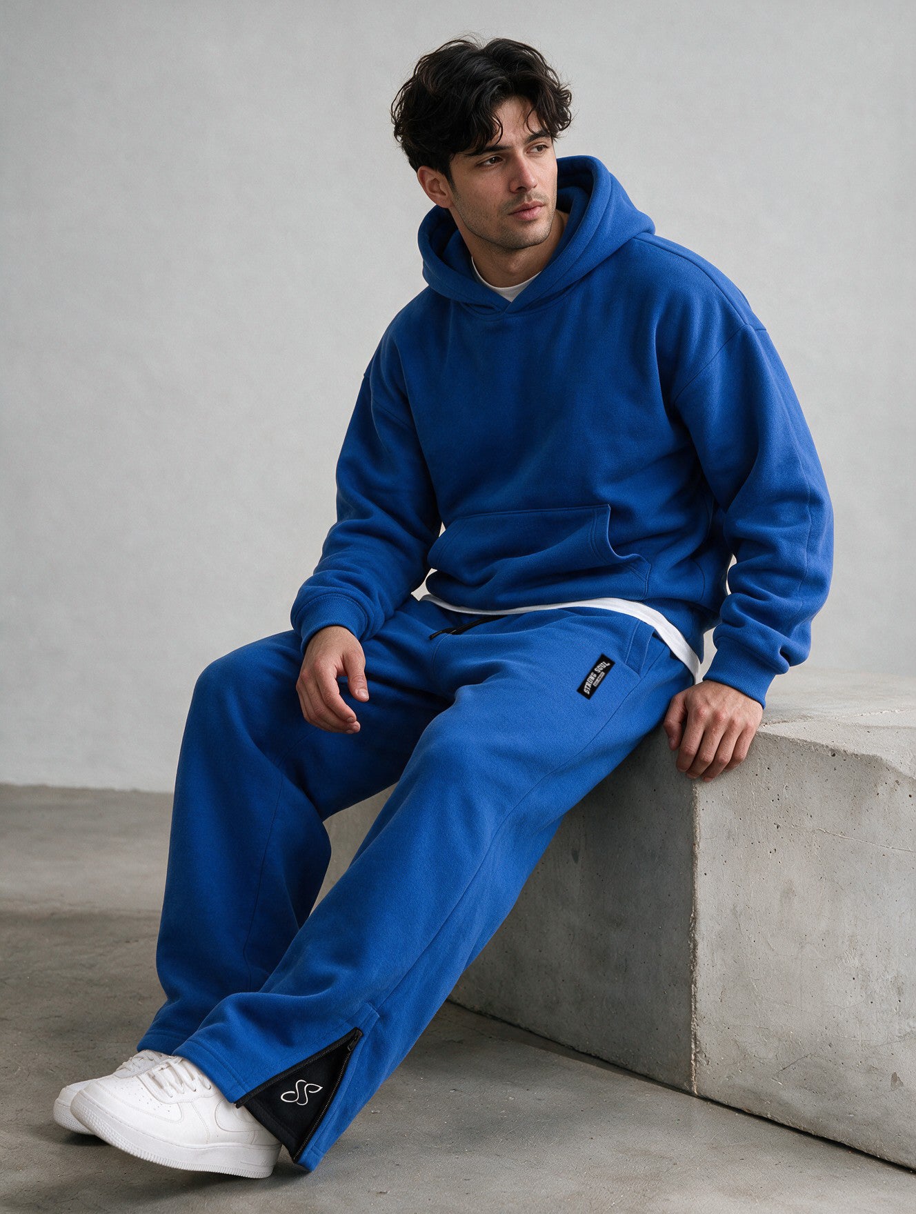 Royal Blue - Flat Fleece Jogger 420 GSM