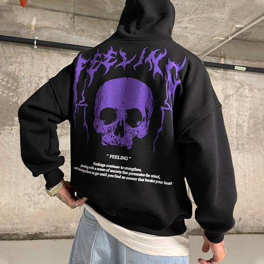 Feeling - Black - Oversized Hoodie 400 GSM