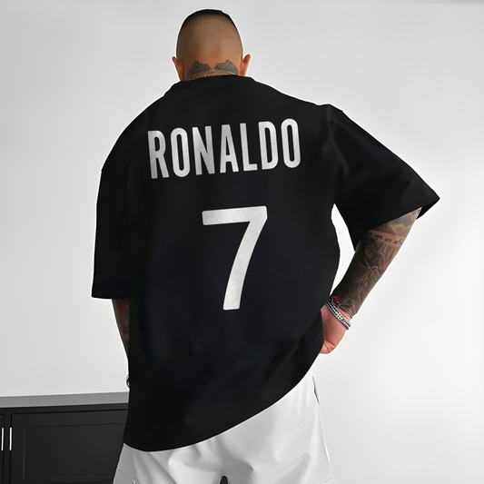 T-Shirt - CR7 - Black - Oversized