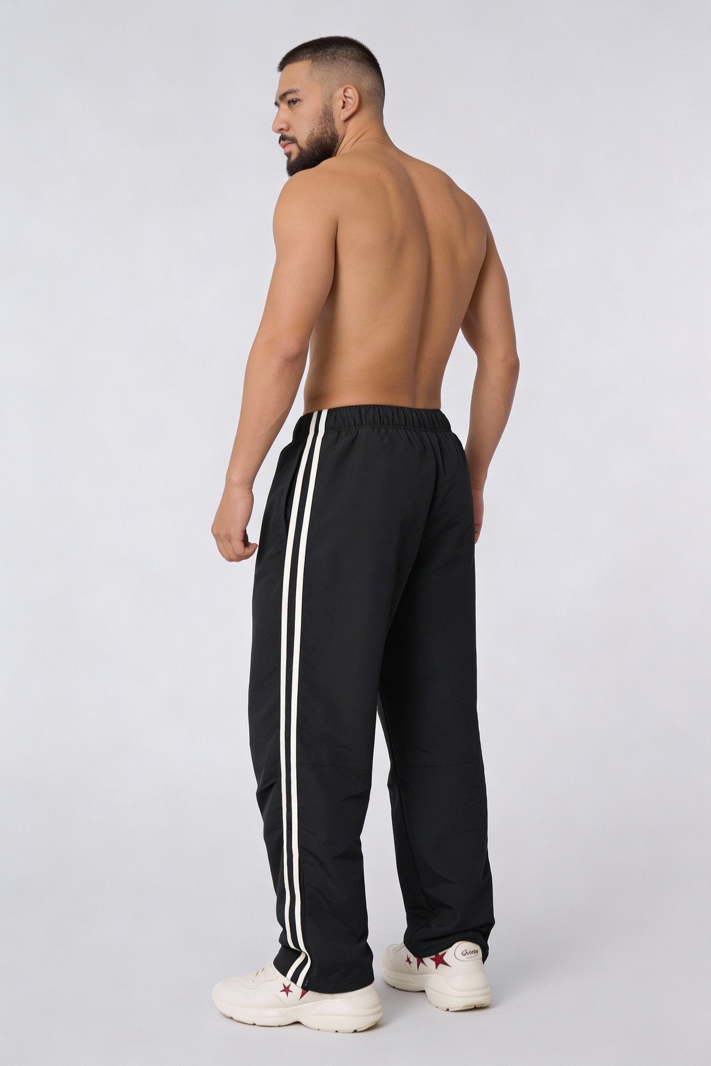 TS101 - Black - Summer TrackSuit Strong Soul Track Pants