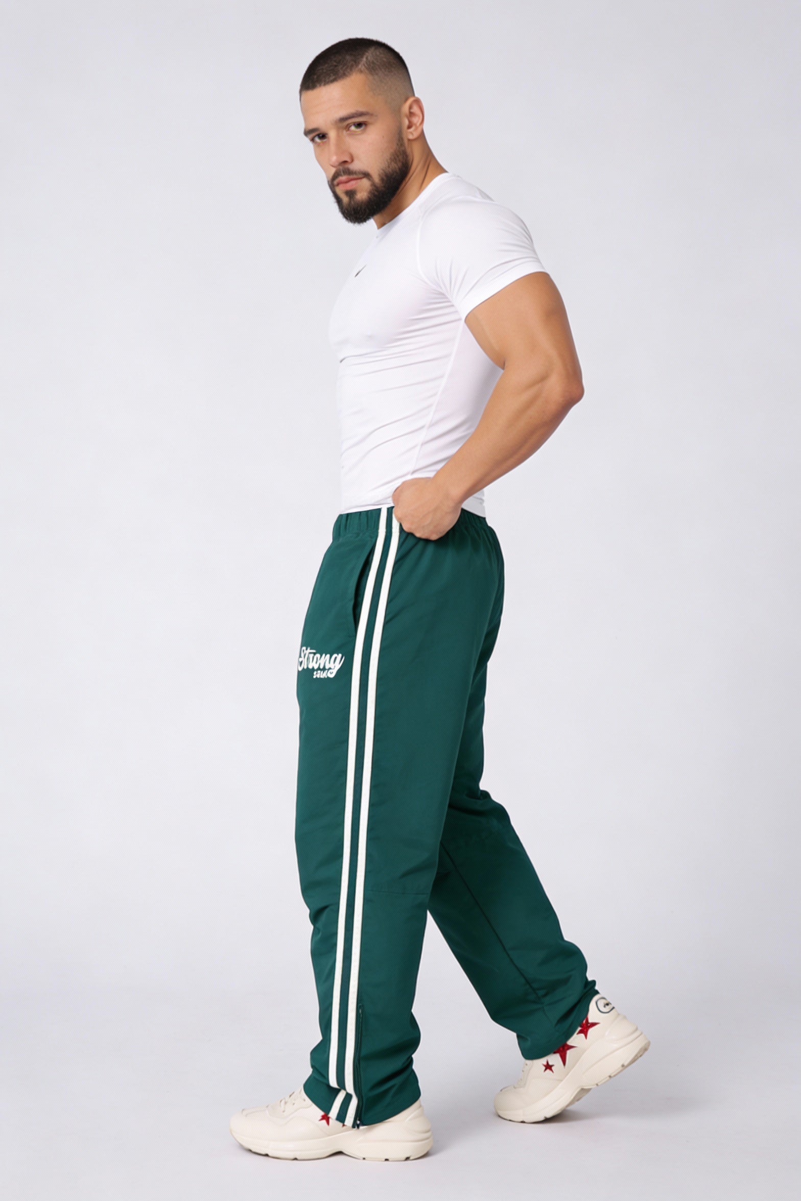 TS101 - Emerald Green - Flagship TrackSuit Strong Soul Track Pants