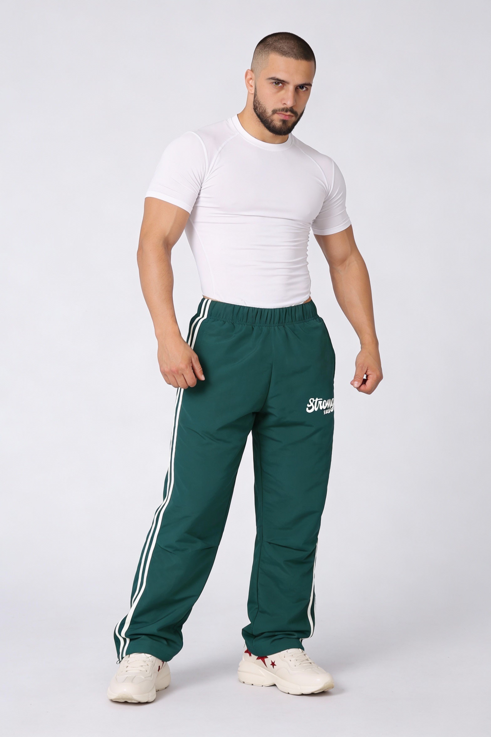 TS101 - Emerald Green - Flagship TrackSuit Strong Soul Track Pants