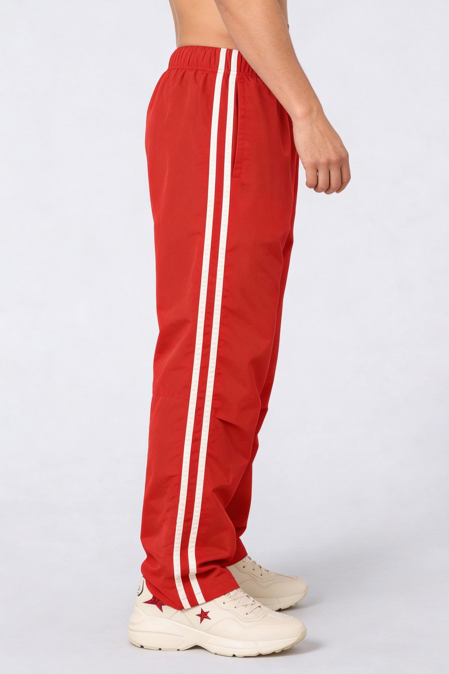 TS101 - Red - Summer TrackSuit Strong Soul Track Pants