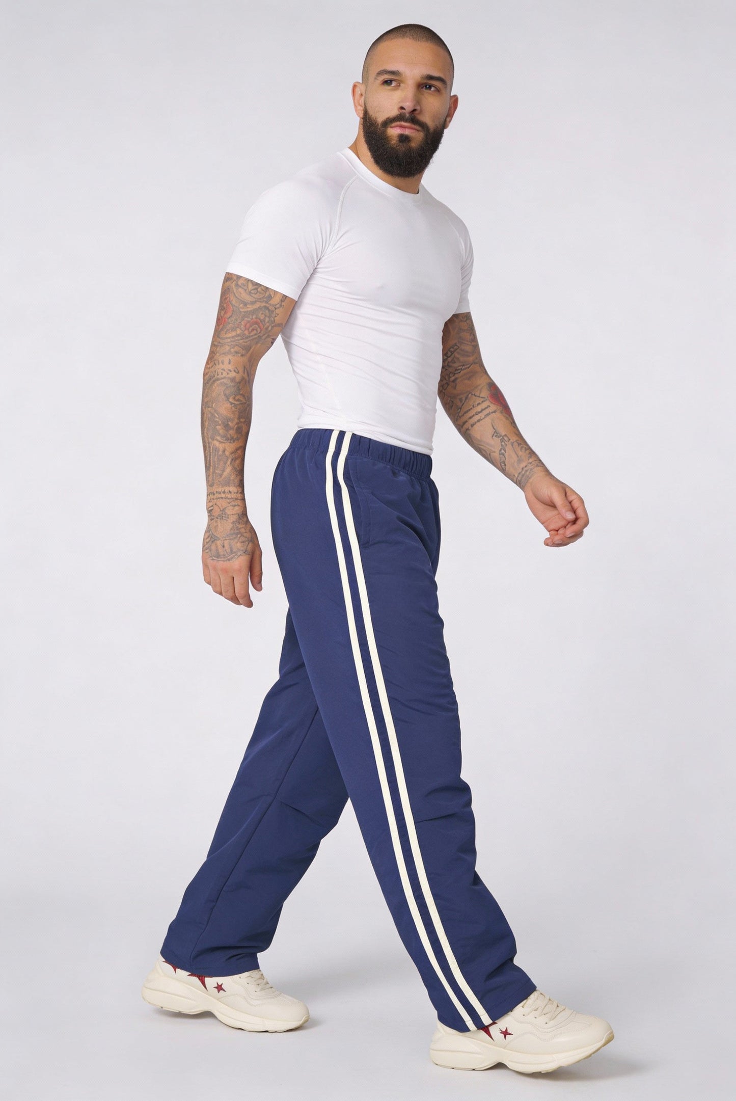 TS101 - Blue - Summer TrackSuit Strong Soul Track Pants