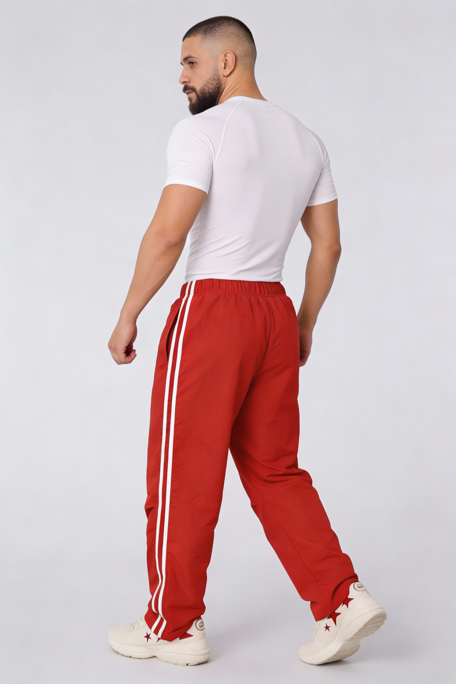 TS101 - Red - Summer TrackSuit Strong Soul Track Pants