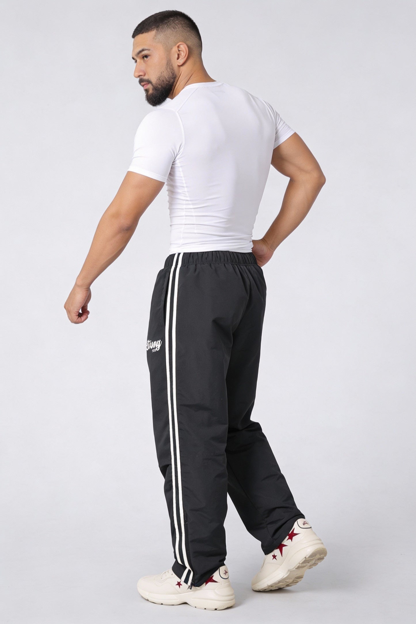 TS101 - Charcoal - Summer TrackSuit Strong Soul Track Pants