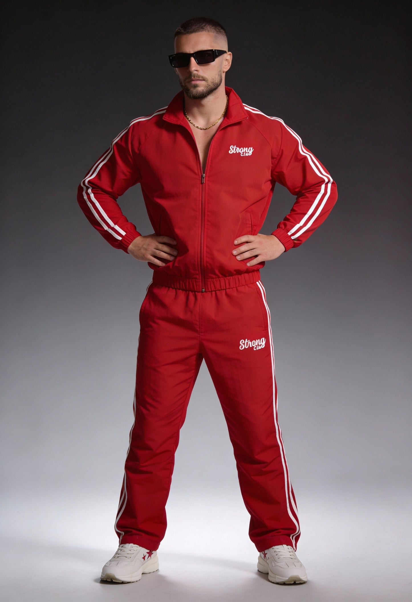 TS101 - Red - Summer TrackSuit