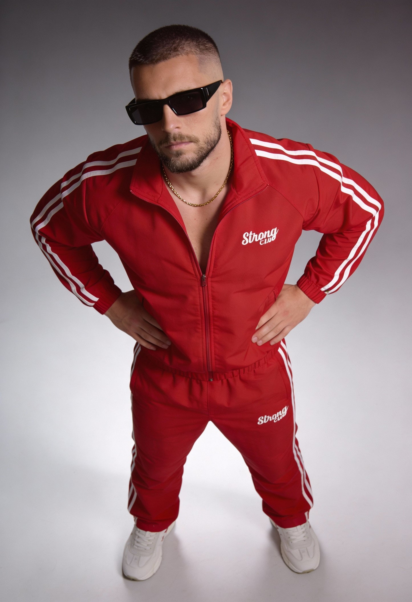 TS101 - Red - Summer TrackSuit