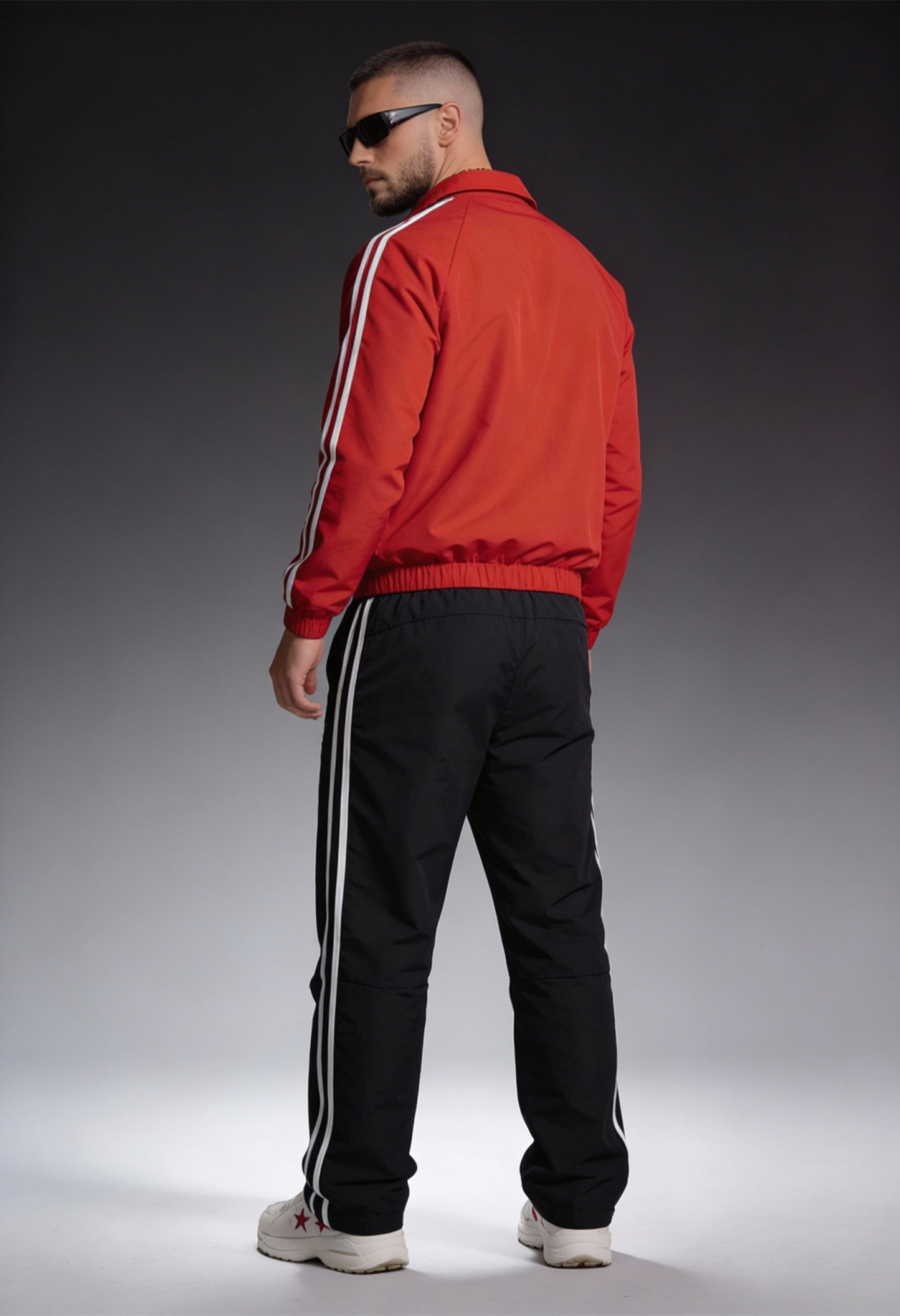 TS101 - Red + Black - Summer TrackSuit