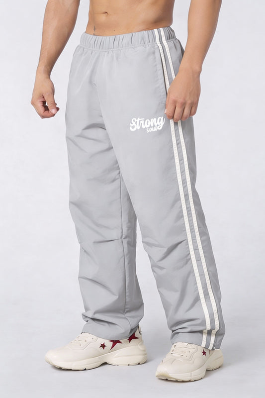 TS101 - Light Grey - Flagship TrackSuit Polyester Strong Soul Track Pants