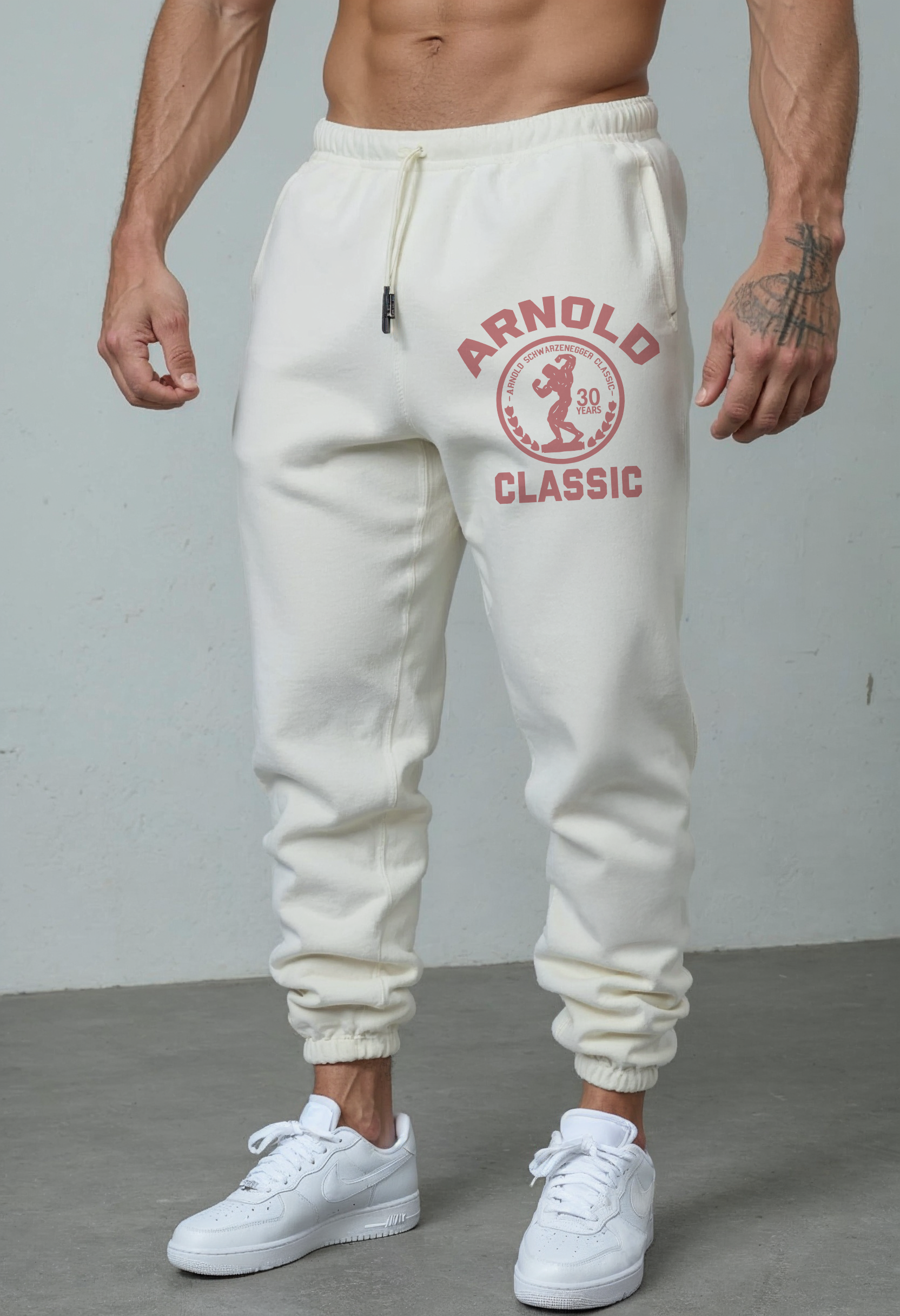 The Relentless Club - Joggers P106 - Off White Strong Soul Track Pants