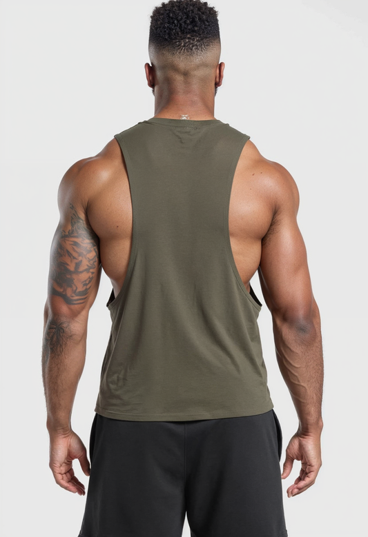 Army Green - T101 - Muscle Daddy - Drop Arm