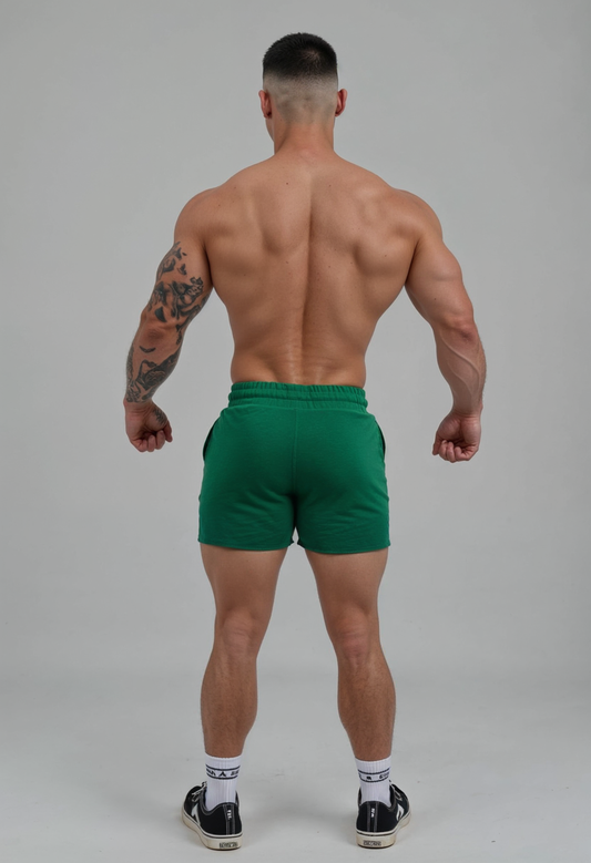 Short Shorts 101 - Emerald Green - Plain