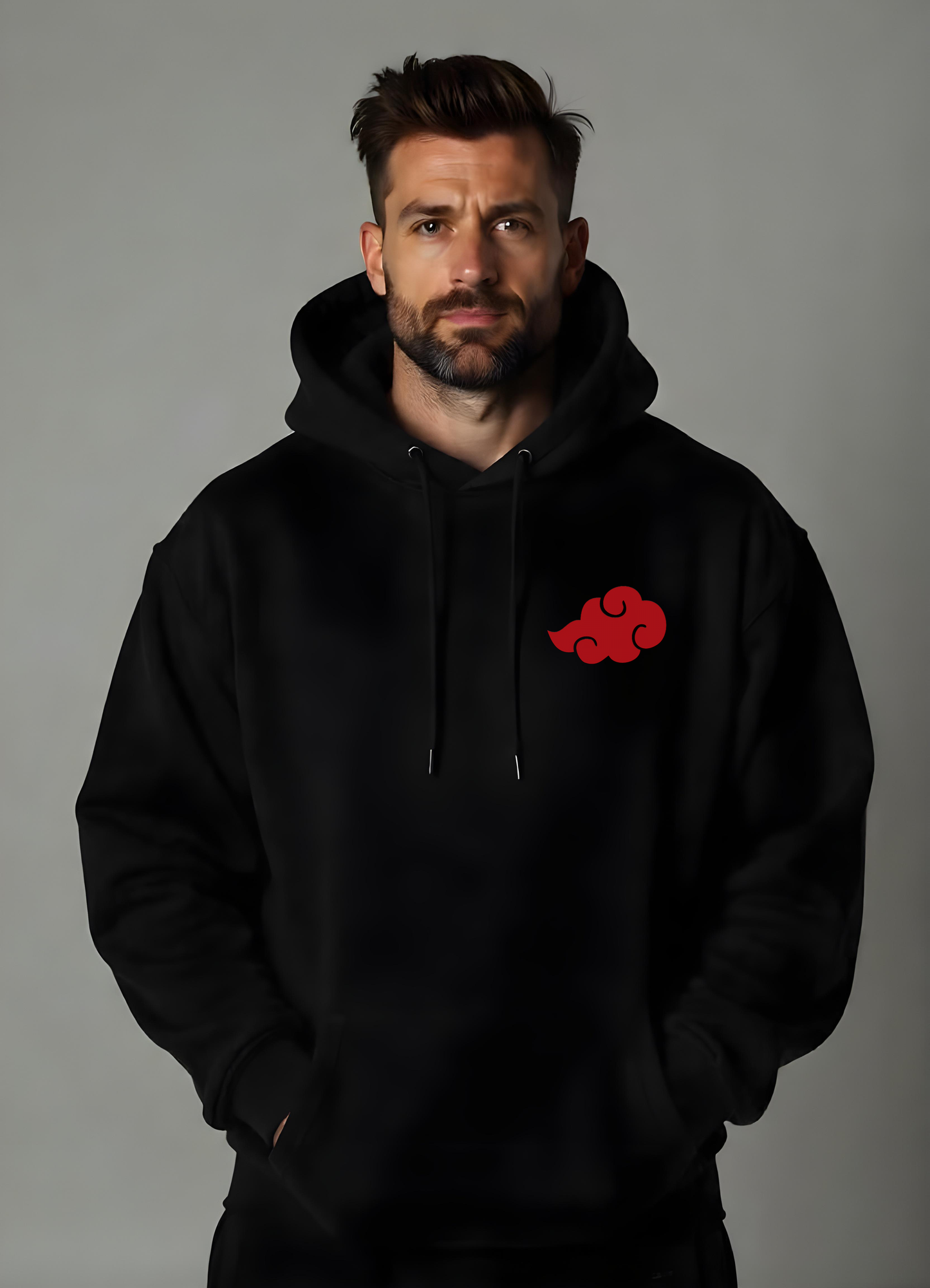 Akatsuki - Black - Oversized Hoodie 400 GSM