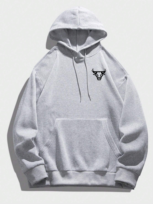 The Bull - Light Grey - Oversized Hoodie