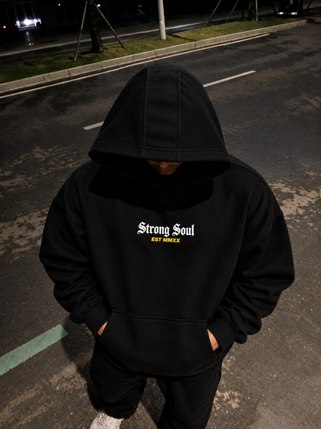 Black - Live Fast Hurt Them Haters - Oversized Hoodie 430 GSM