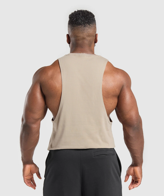 Beige - T101 - Muscle Daddy - Drop Arm