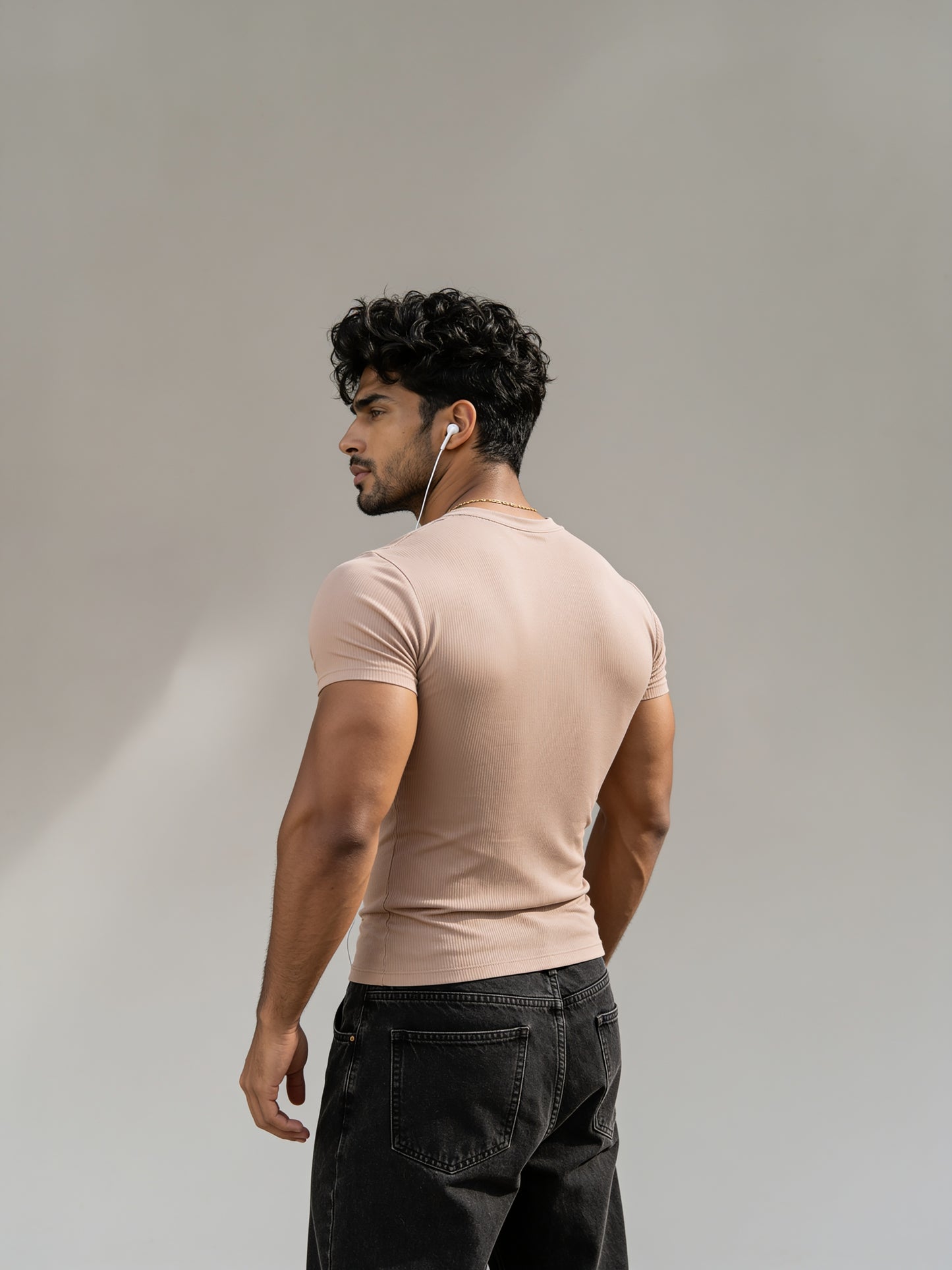 Rose - Slim Fit - T-Shirt Ribbed