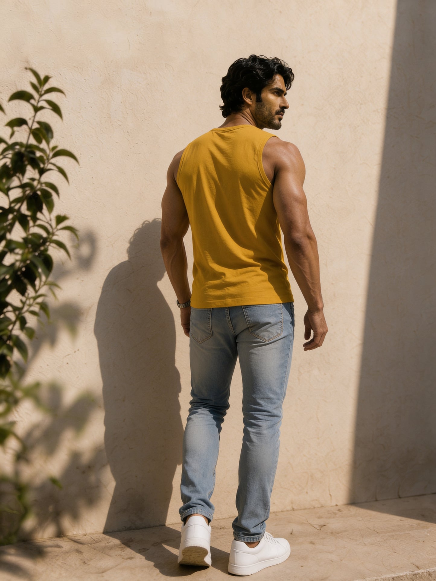 Yellow StrongFlex Elite Tank - Apple Cut