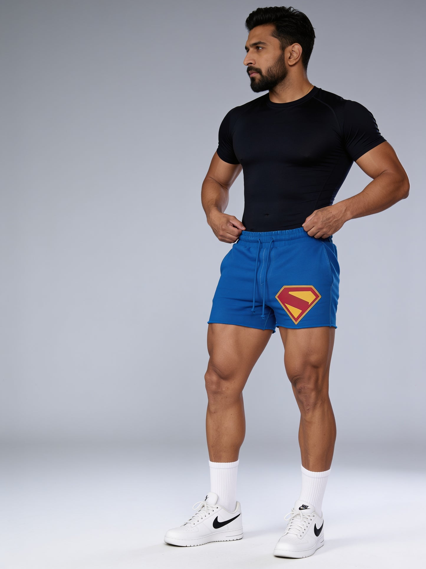 Royal Blue - Super Man - Short Shorts 101