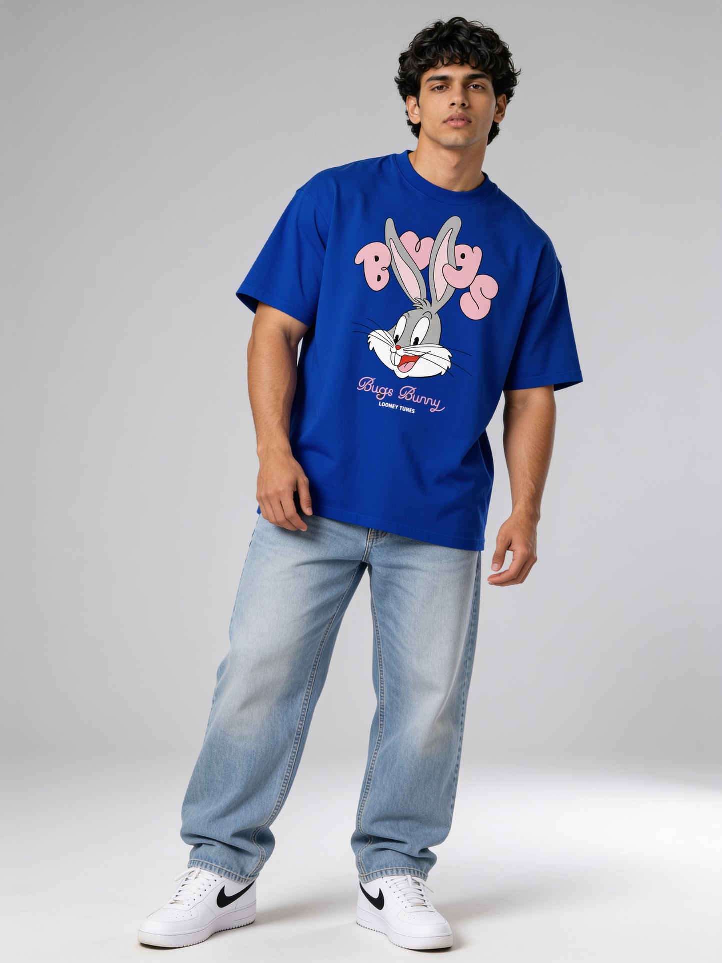 T-Shirt - Black - Bugs - Oversized