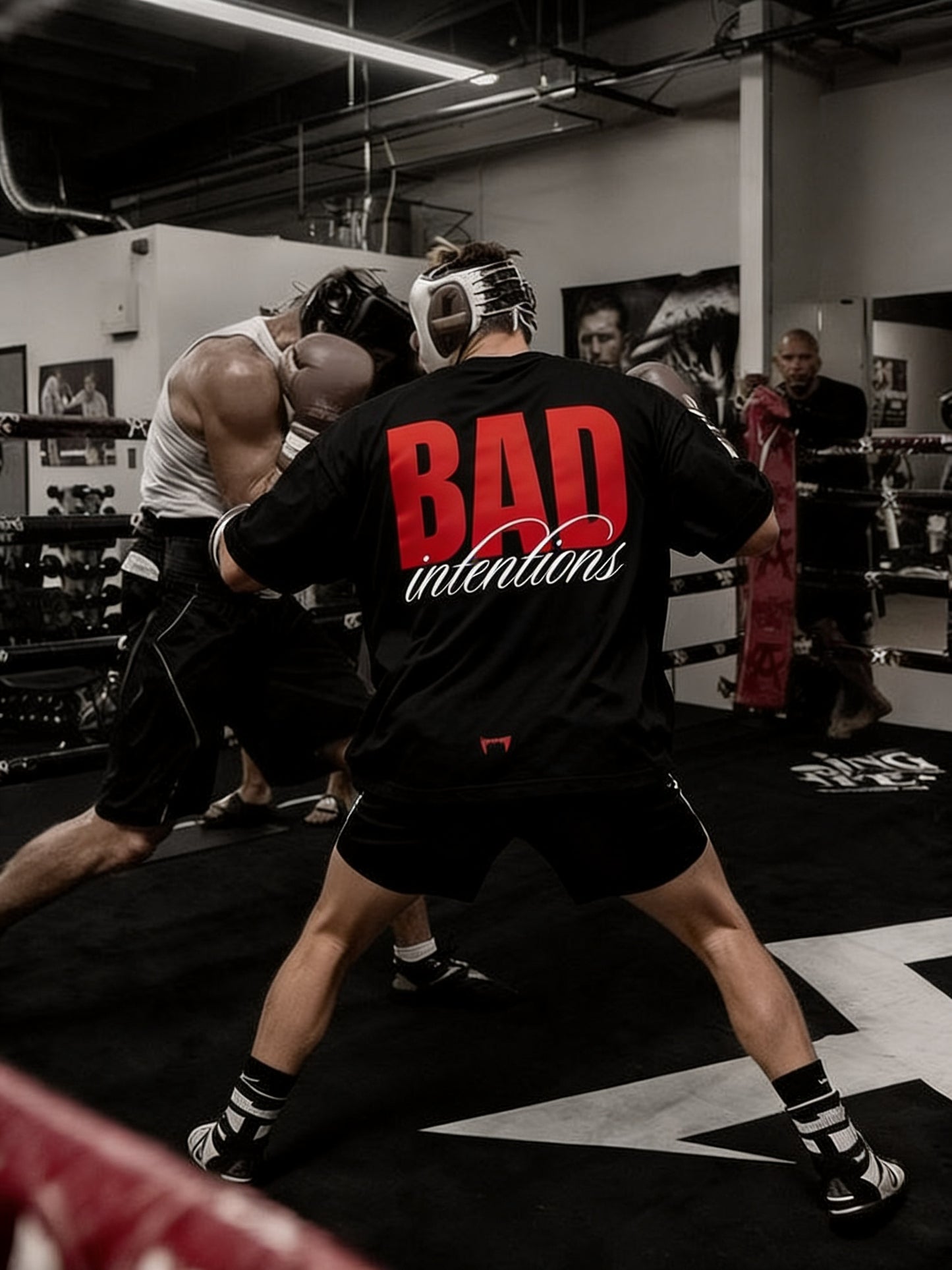 T-Shirt - Black - Bad Intentions - Oversized