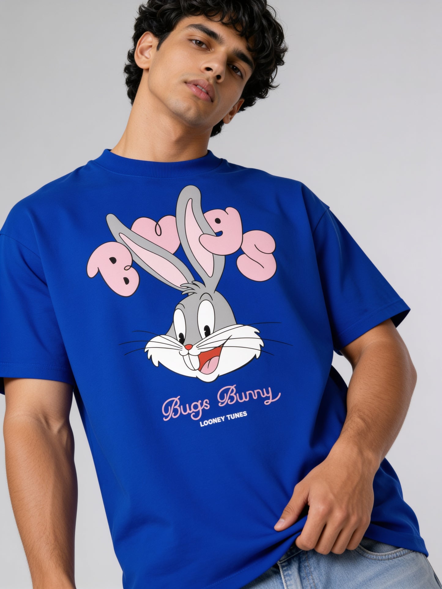 T-Shirt - Black - Bugs - Oversized