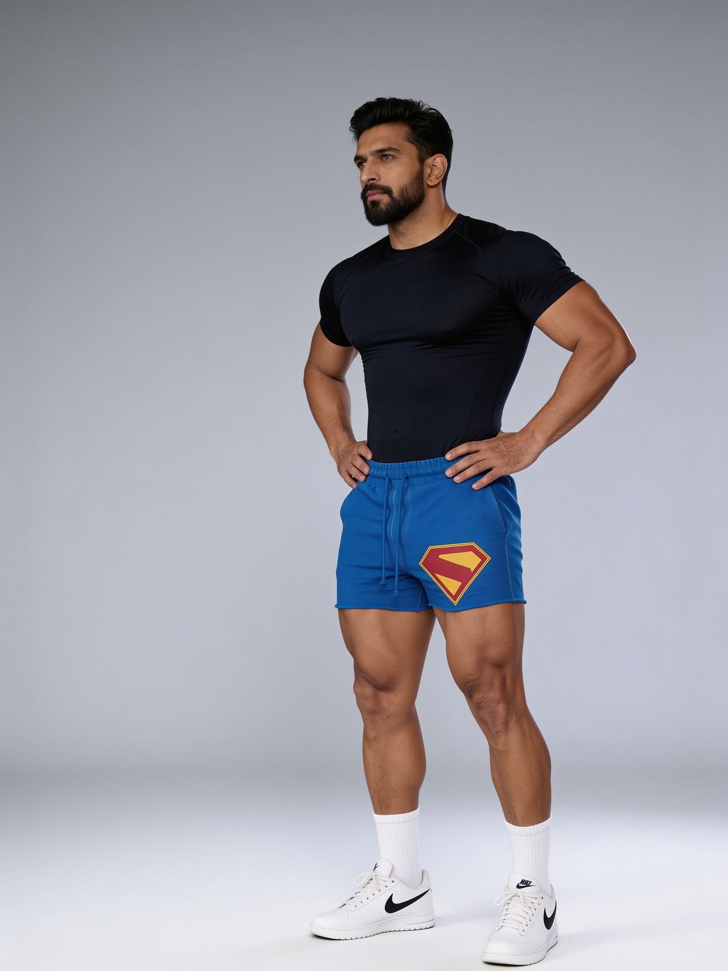 Royal Blue - Super Man - Short Shorts 101