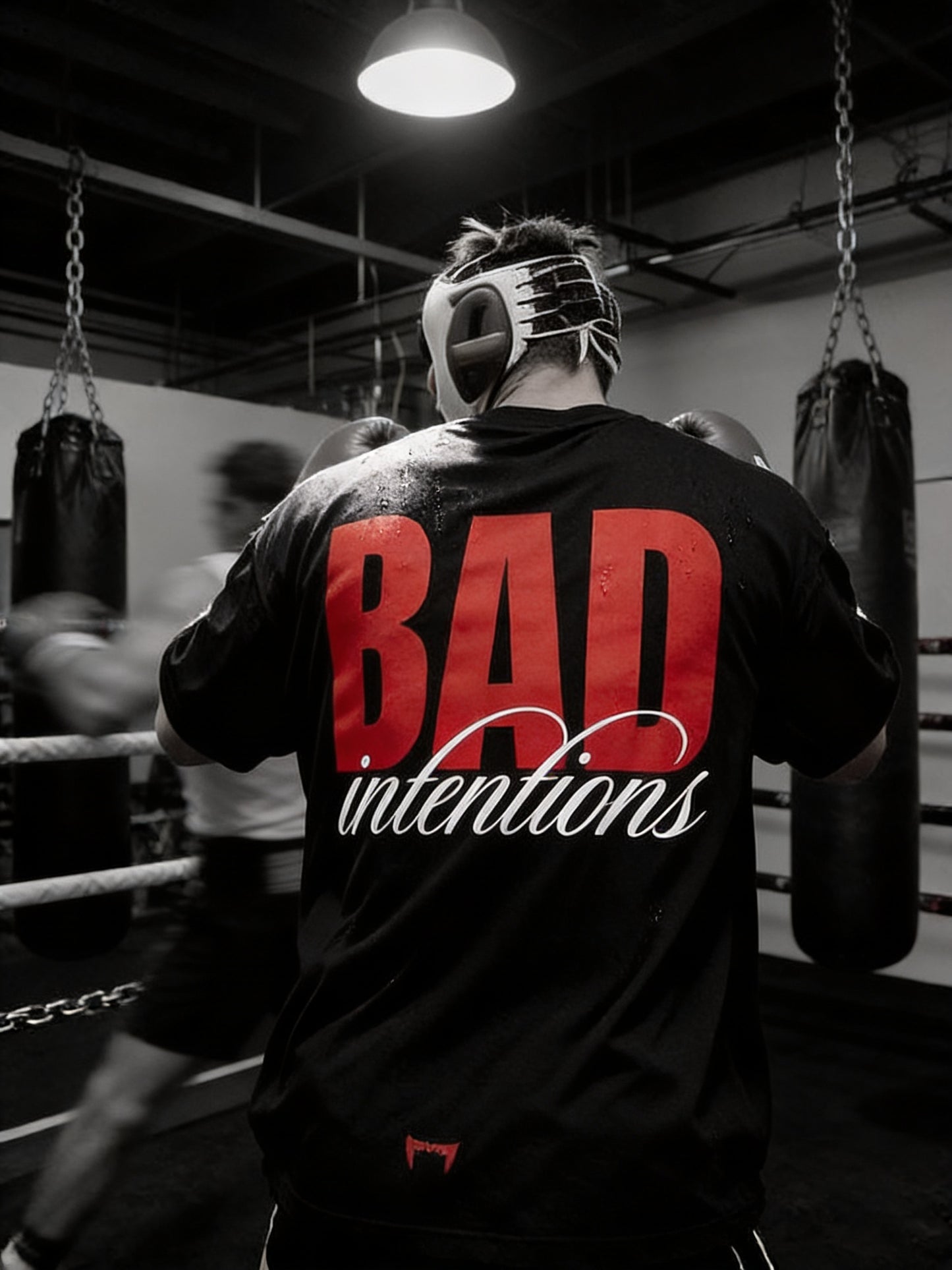 T-Shirt - Black - Bad Intentions - Oversized