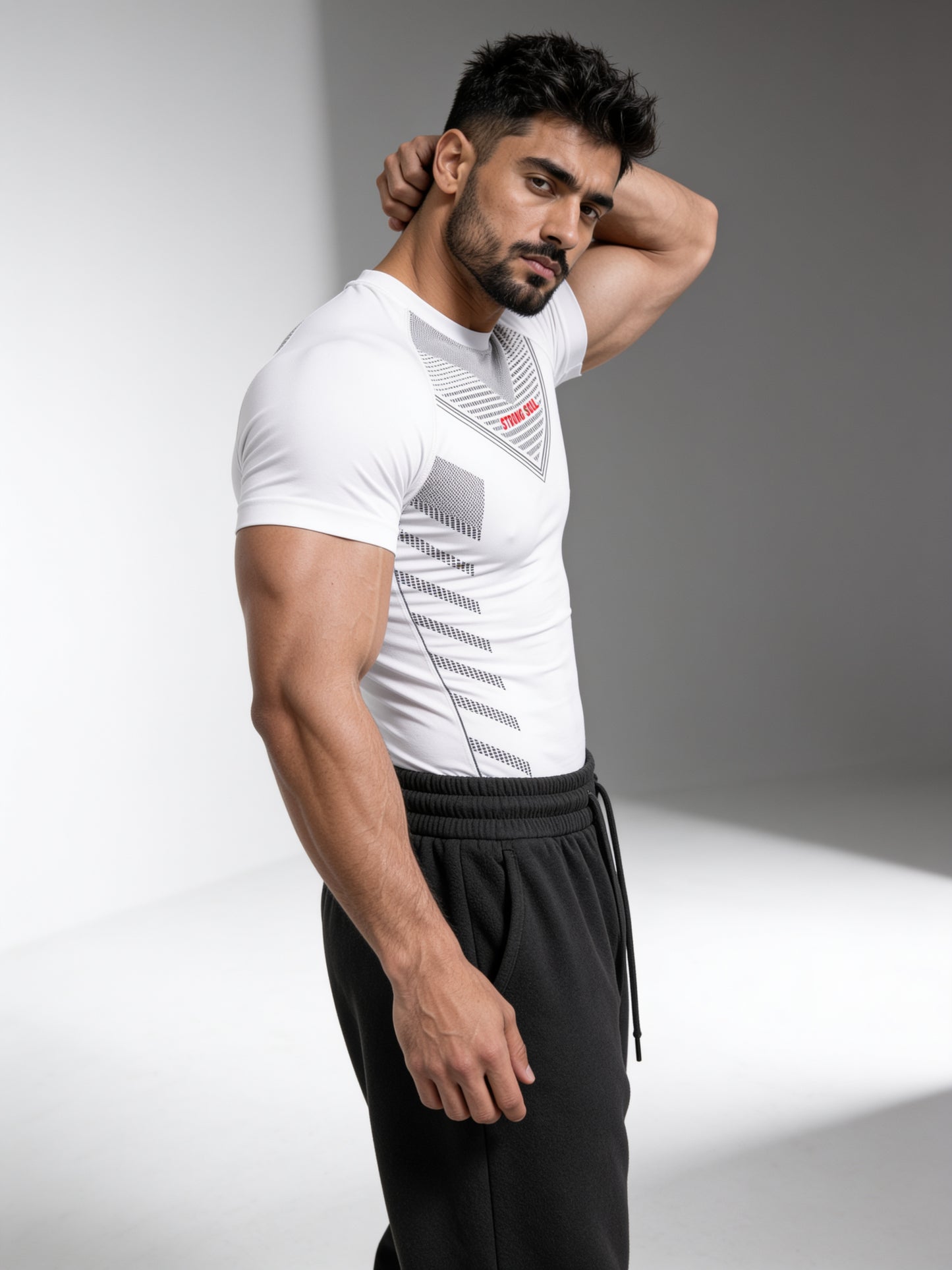 White - Core - Cotton Lycra Compression