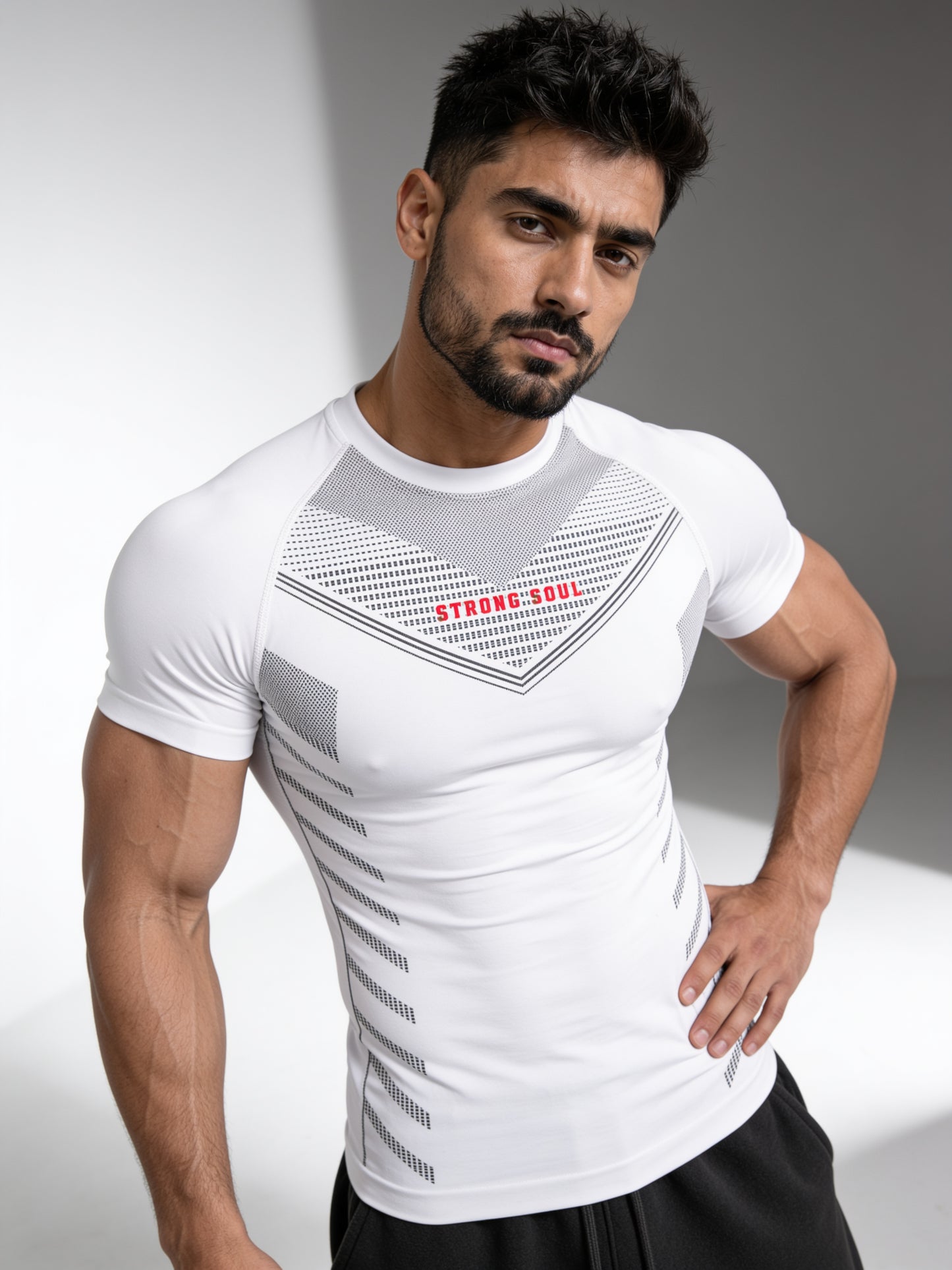 White - Core - Cotton Lycra Compression