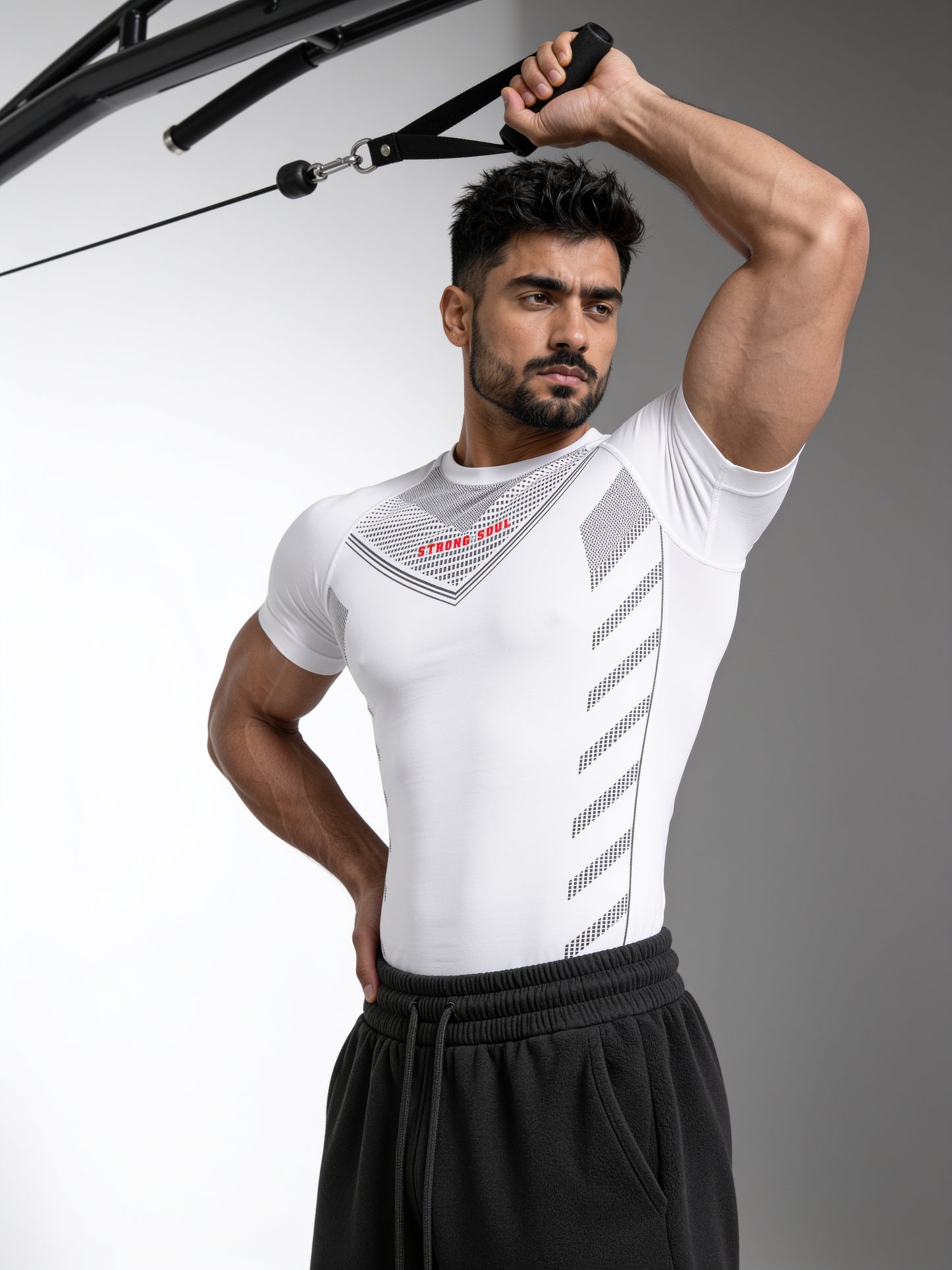 White - Core - Cotton Lycra Compression