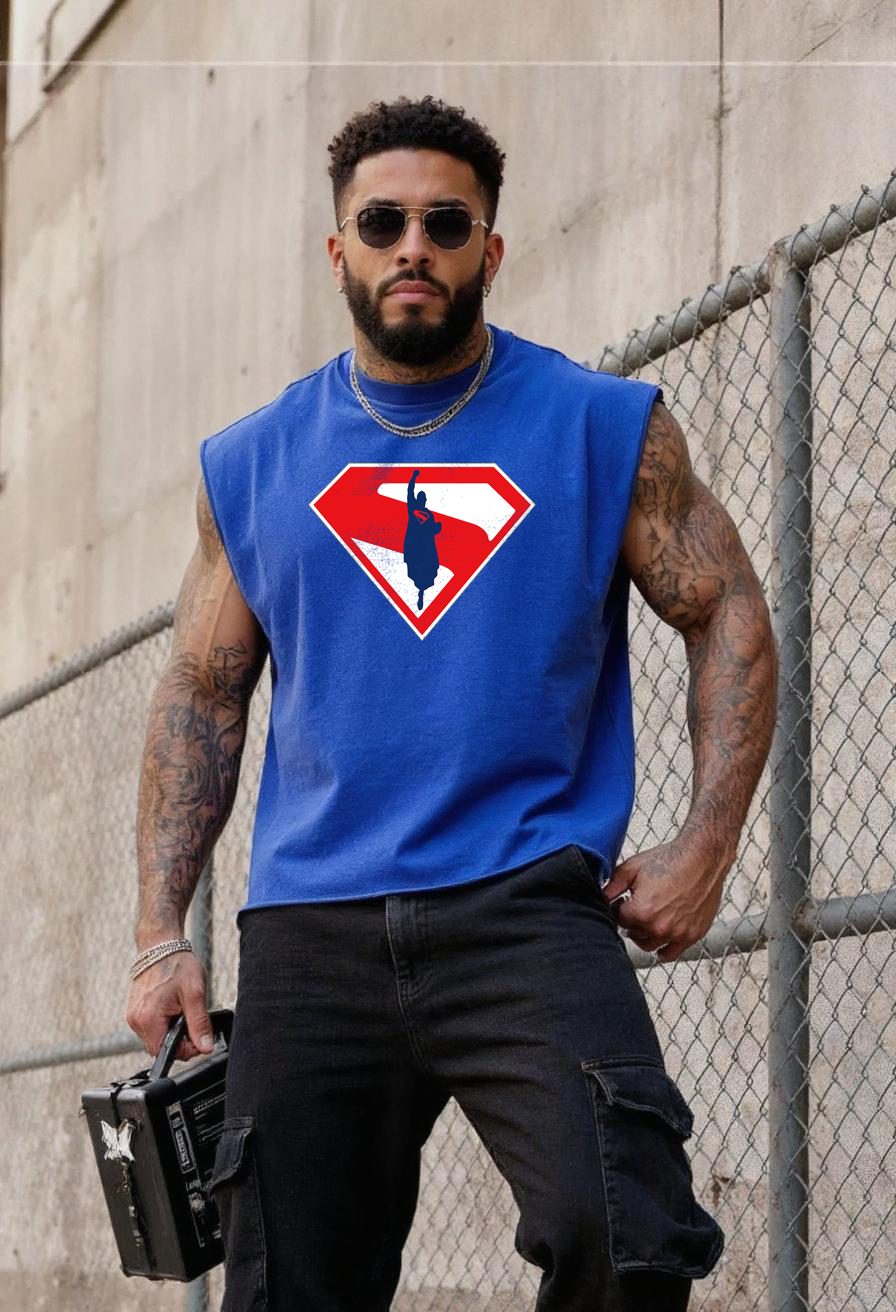 Black - T104 - Teddy BodyBuilder - Crop Cut-Offs Strong Soul Tanks