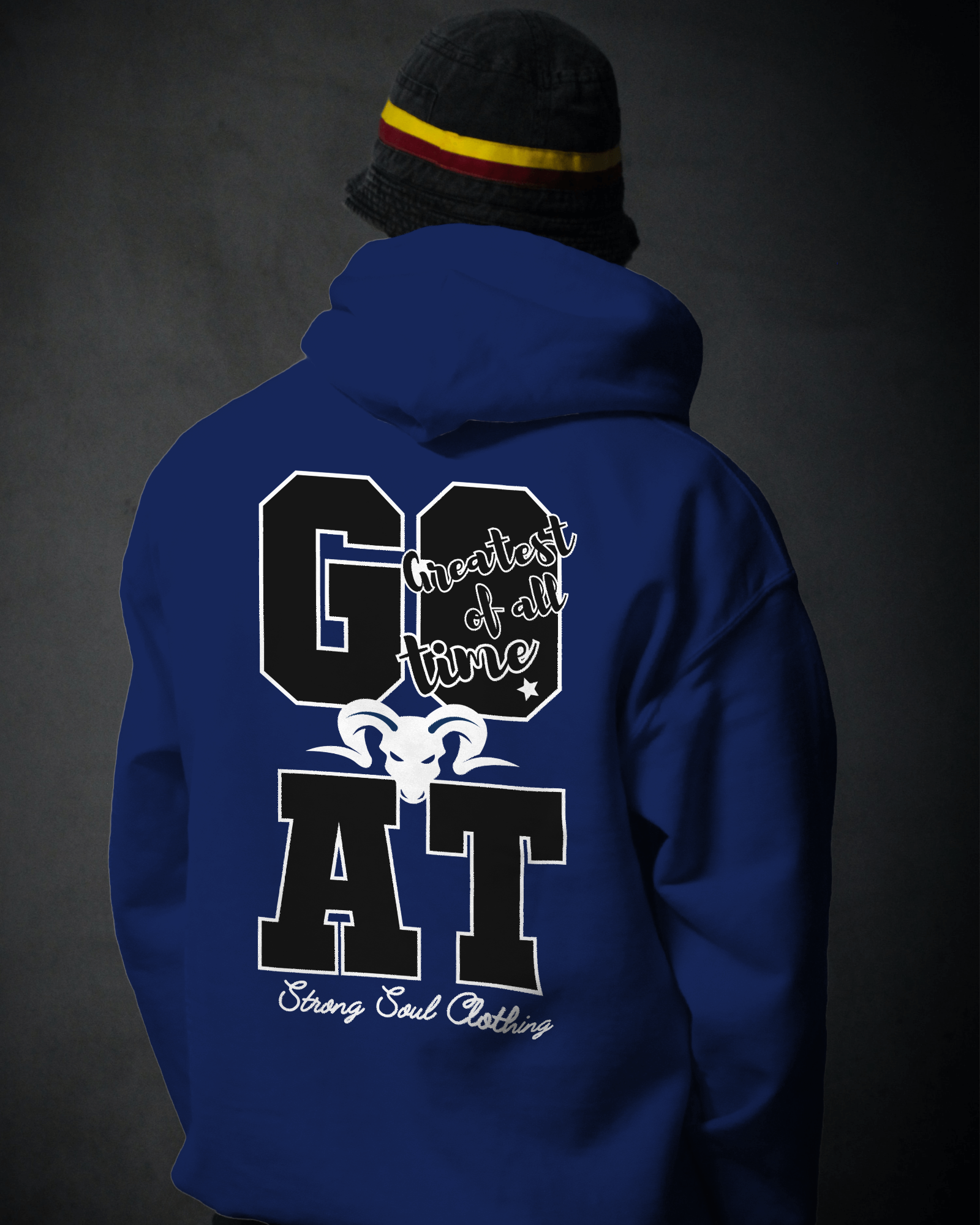 The Goat - Blue - Unisex Hoodie Strong Soul Hoodie