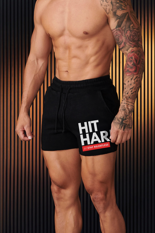Black - HIT HARD - Short Shorts 101