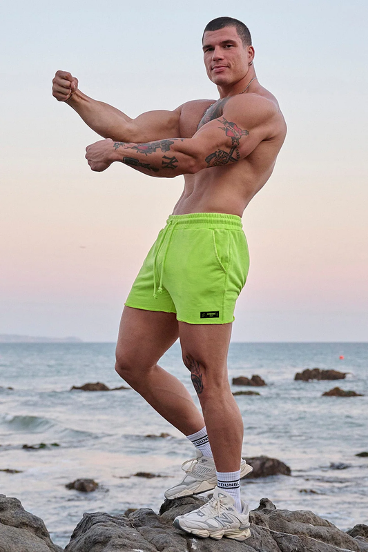 Neon Green - Venom Snake - Short Shorts 101 Strong Soul Shorts