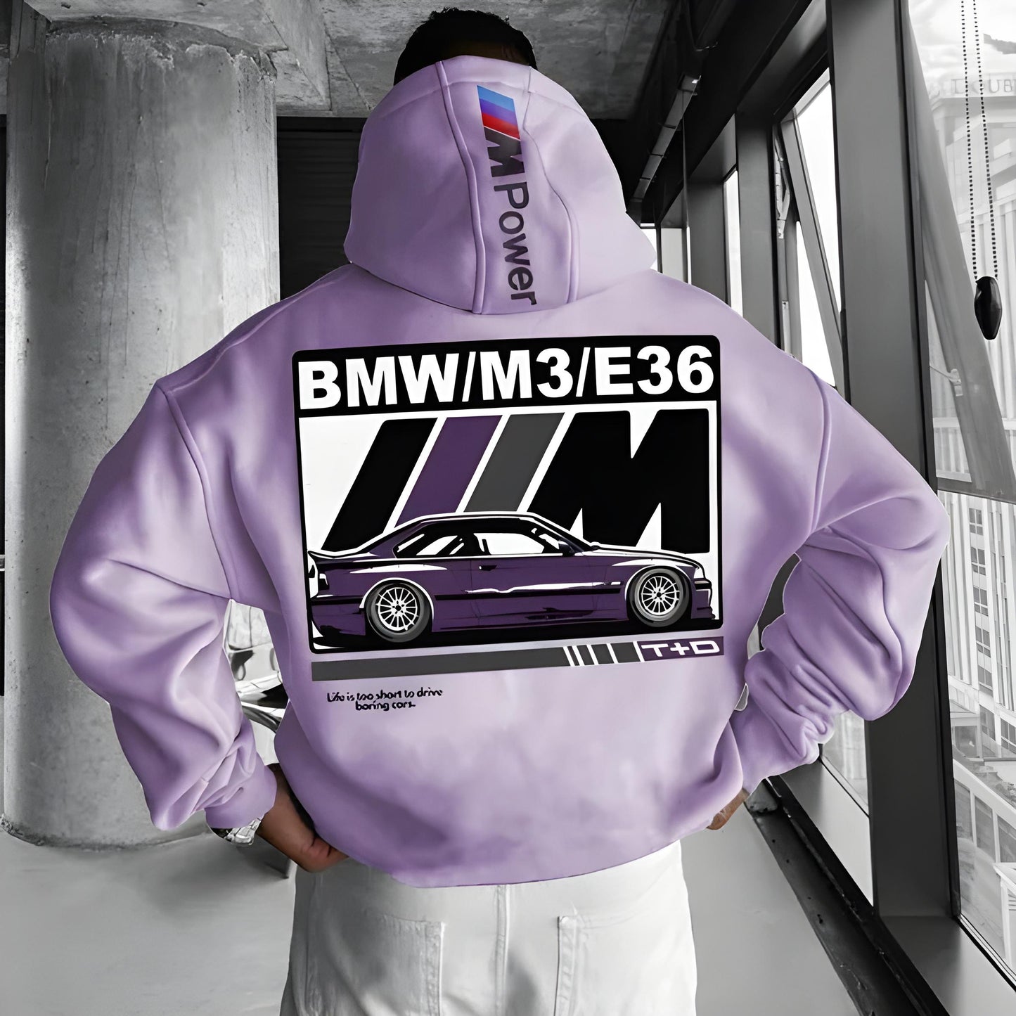 E36 M3 Racing Hoodie - Limited Edition - Oversized Hoodie 400 GSM