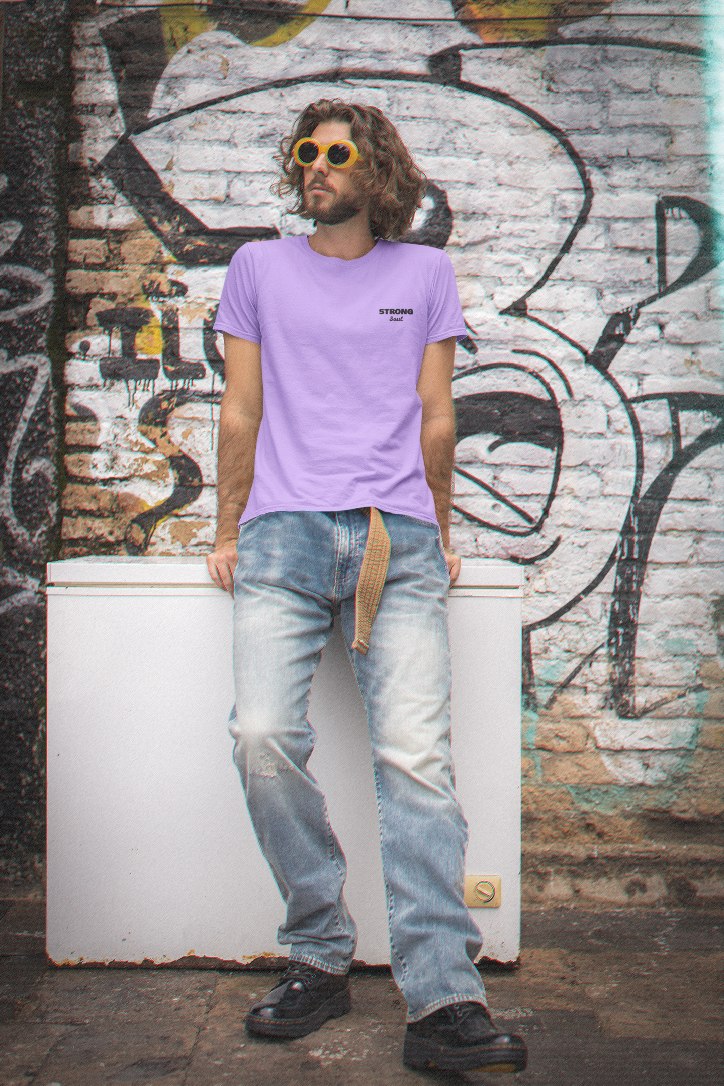 Lavender Solid - Gym T Shirt Strong Soul Shirts & Tops
