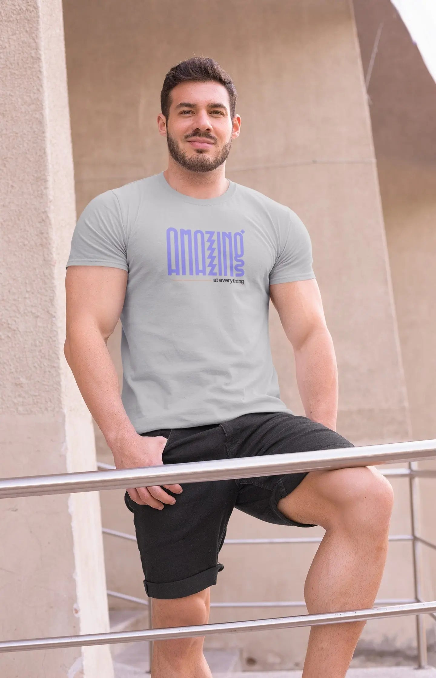 Gym T Shirt - Amazing At Everything - Strong Soul - Sports T Shirt