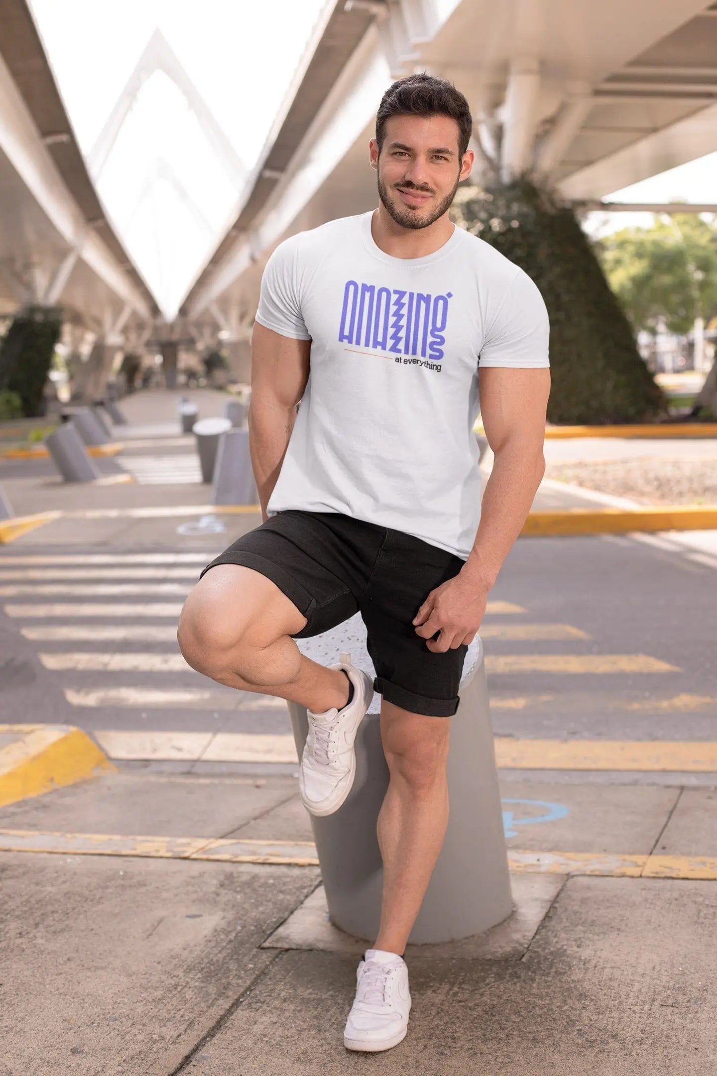 Gym T Shirt - Amazing At Everything - Strong Soul - Sports T Shirt