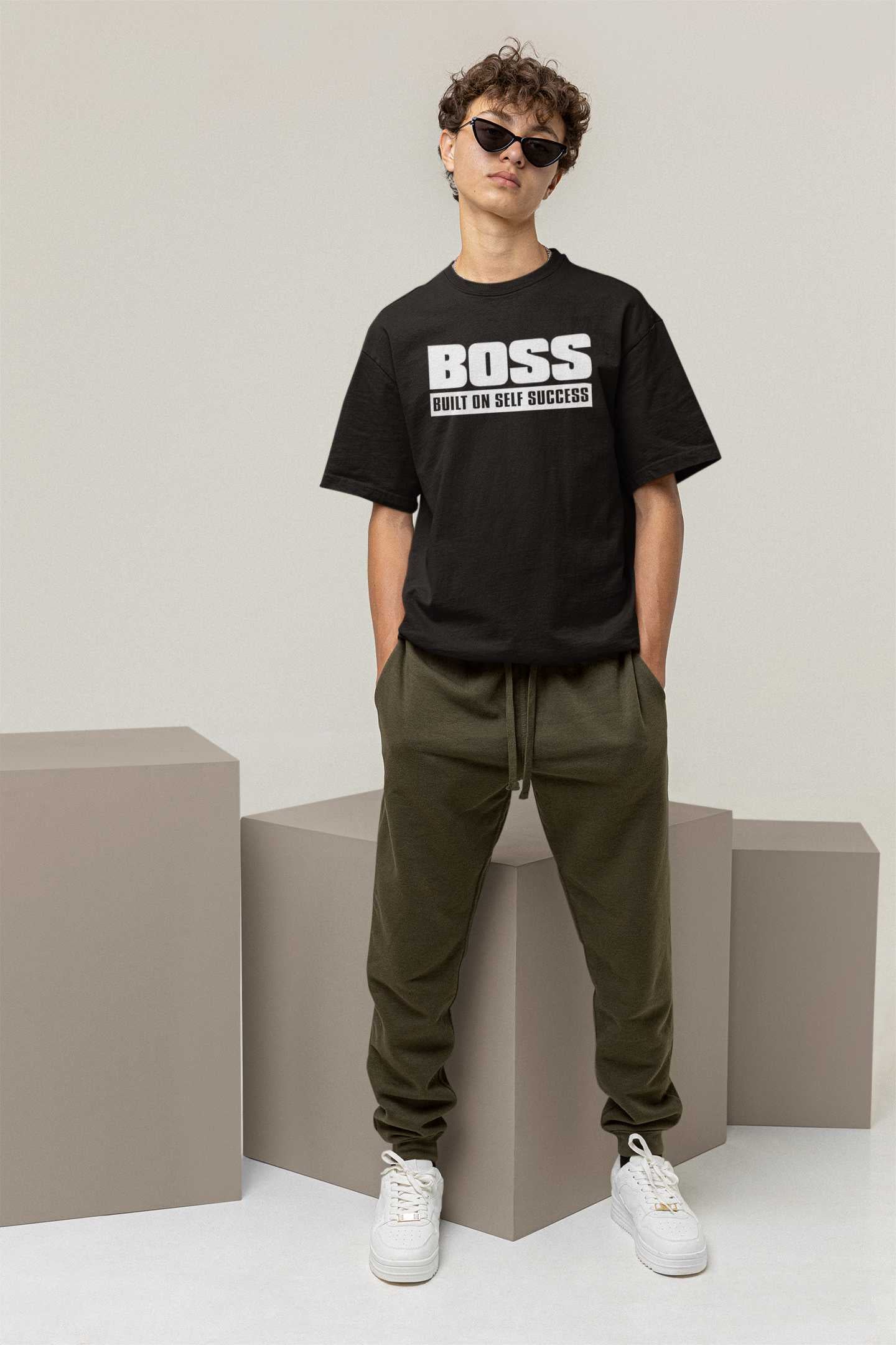 BOSS - Oversized T Shirt Strong Soul Shirts & Tops