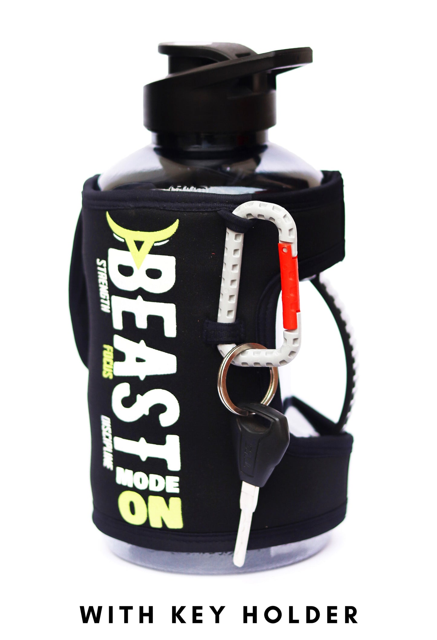 Gym Bottle 1.5L - Beast Mode On Gallon - Strong Soul