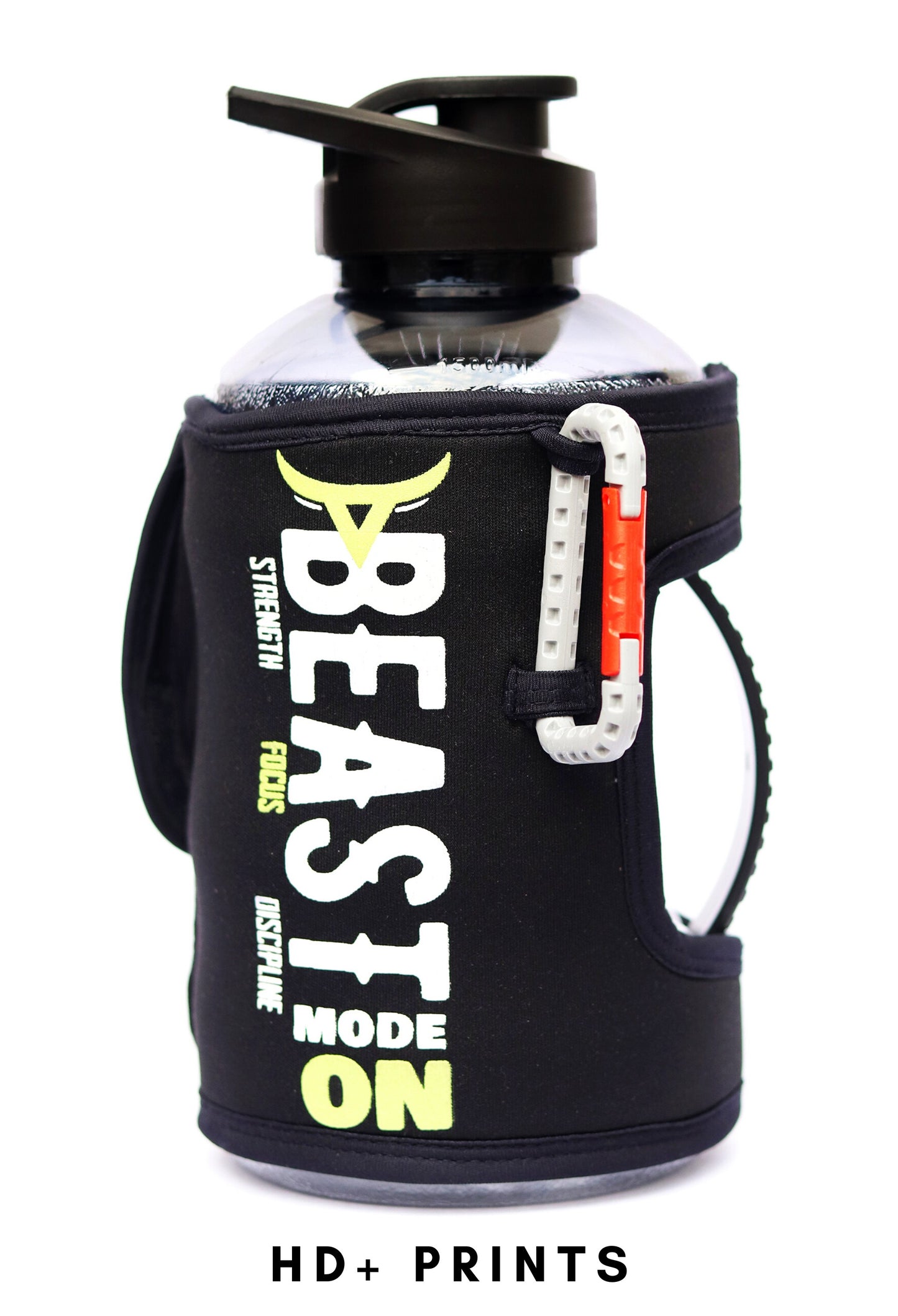 Gym Bottle 1.5L - Beast Mode On Gallon - Strong Soul