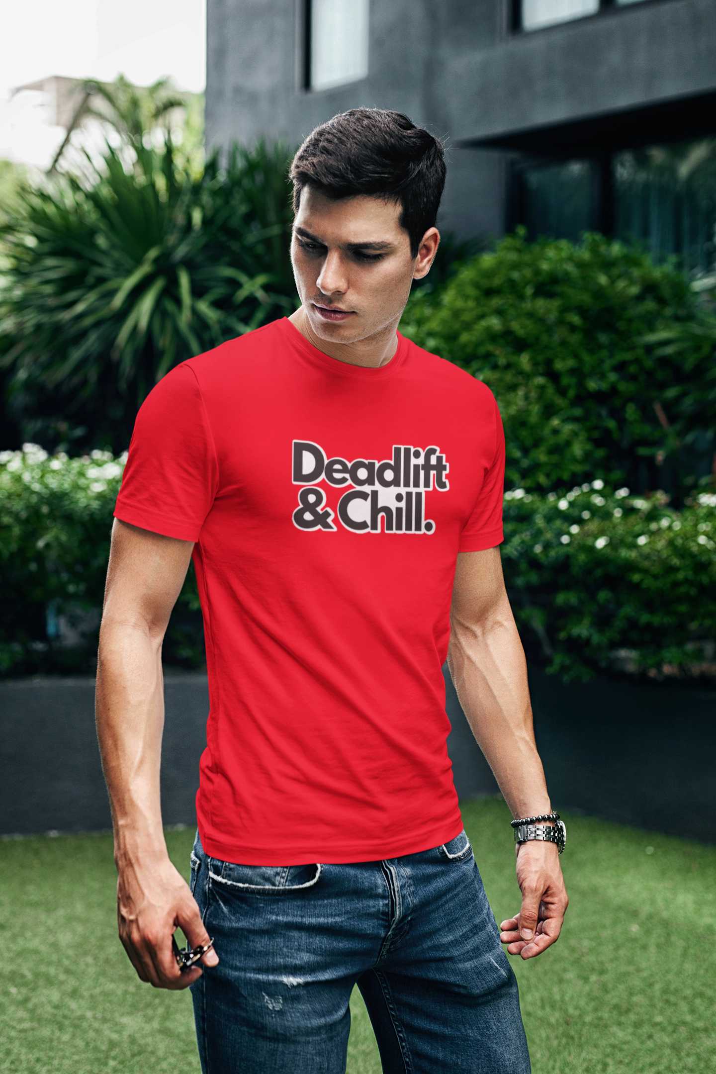Deadlift And Chill - Gym T Shirt Strong Soul Shirts & Tops