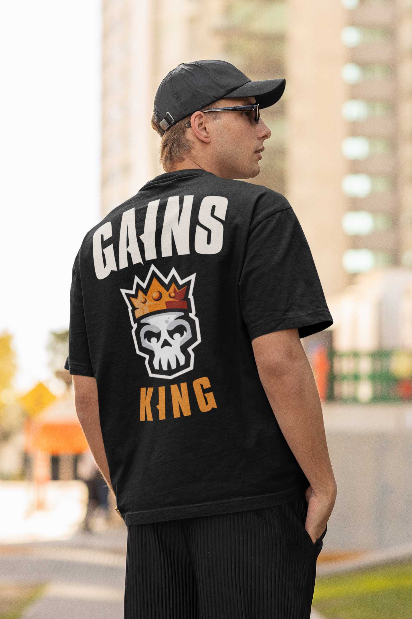Gainz King - Gym Oversized T Shirt Strong Soul Shirts & Tops