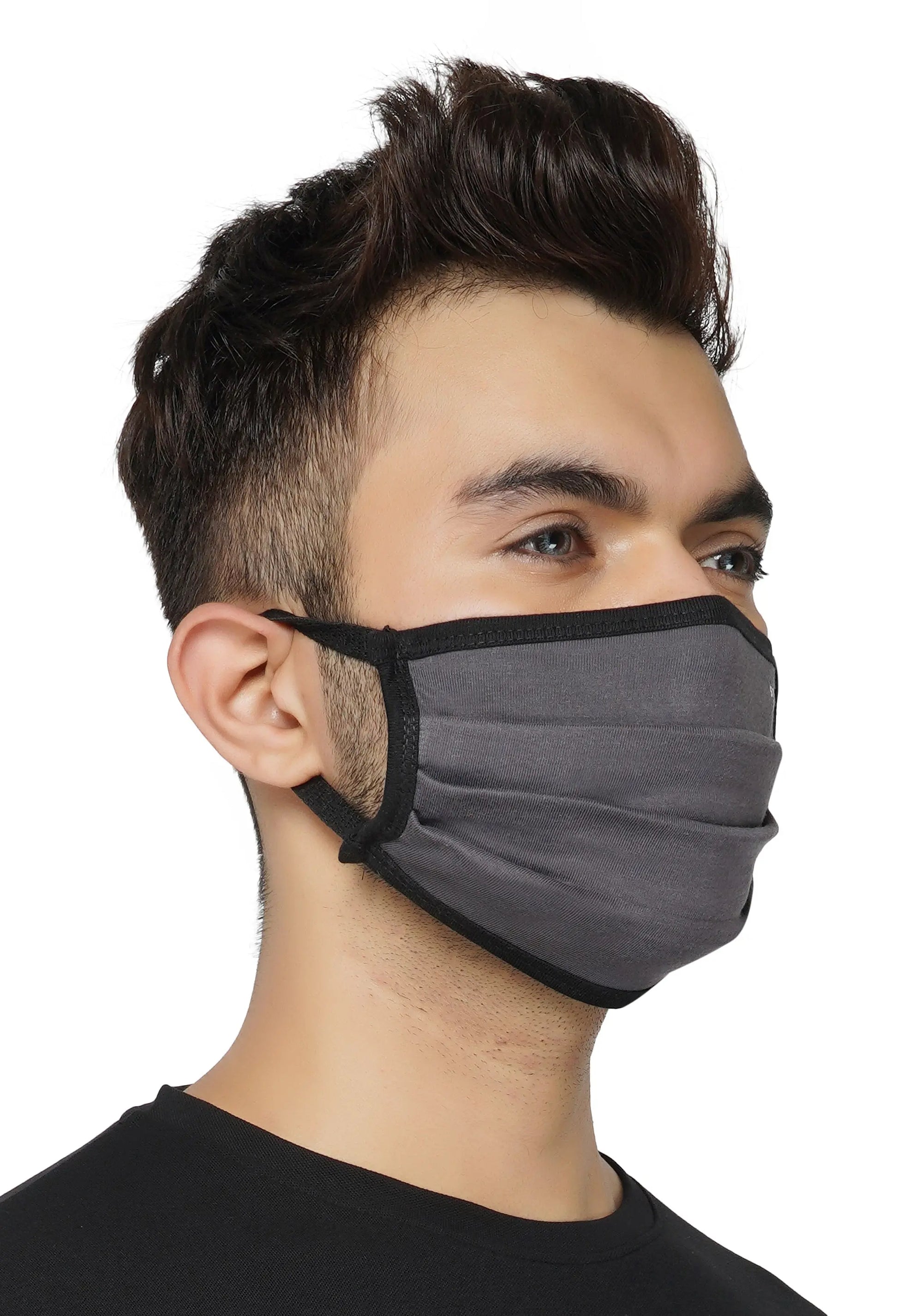 SS Essentials - Strong Shield Grey Unisex Mask (Pack of 3,4,5) Strong Soul Accessories