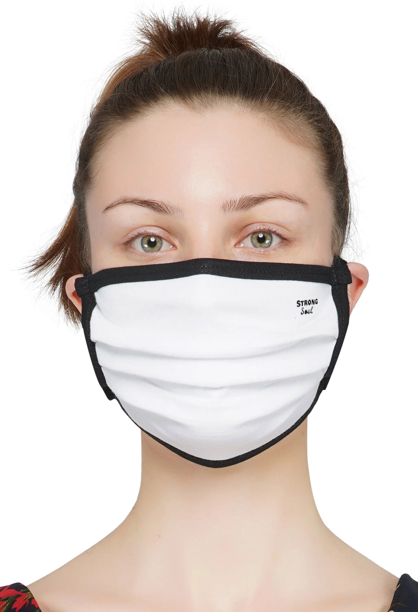 SS Essentials - Strong Shield White Unisex Mask (Pack of 3,4,5) Strong Soul Accessories