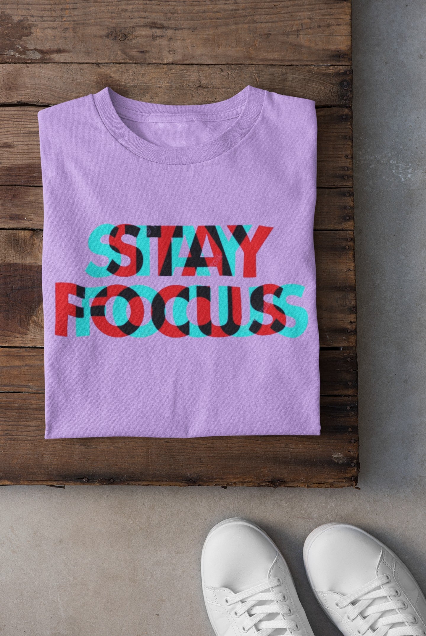 Gym T Shirt - Stay Focus with premium cotton Lycra. The Sports T Shirt by Strong Soul